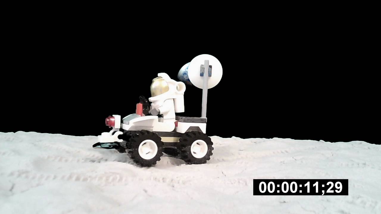 Minifigures on the Moon